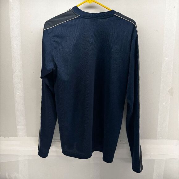 Vintage Nike Air Men's Embroidered Long Sleeve Mesh Tee T-Shirt Size L Navy - Picture 3 of 7